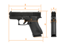 Load image into Gallery viewer, G43X Black Subcompact | 9x19mm
